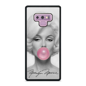 MARILYN MONROE PINK BUBBLEGUM ART Samsung Galaxy Note 9 Case MARILYN MONROE PINK BUBBLEGUM ART Samsung Galaxy Note 9 Case