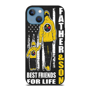 PITTSBURGH STEELERS FATHER AND SON iPhone 13 Case PITTSBURGH STEELERS FATHER AND SON iPhone 13 Case