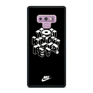 NIKE LOGO YOU KNOW BETTER Samsung Galaxy Note 9 Case