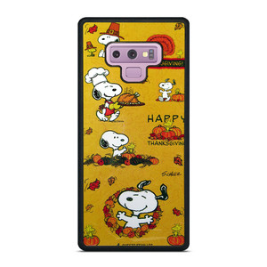 SNOOPY THE PEANUTS THANKSGIVING Samsung Galaxy Note 9 Case