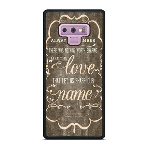 THE AVETT BROTHERS QUOTES Samsung Galaxy Note 9 Case