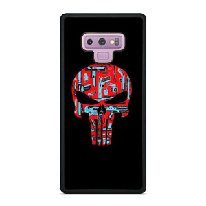 THE PUNISHER SKULL RED BLUE ARTWORK Samsung Galaxy Note 9 Case