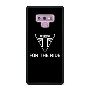 TRIUMPH FOR THE RIDE LOGO Samsung Galaxy Note 9 Case TRIUMPH FOR THE RIDE LOGO Samsung Galaxy Note 9 Case