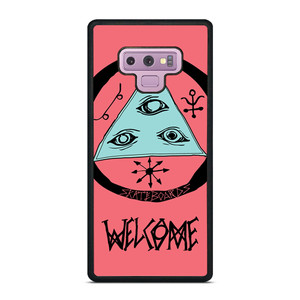 WELCOME SKATEBOARDS LOGO PINK Samsung Galaxy Note 9 Case