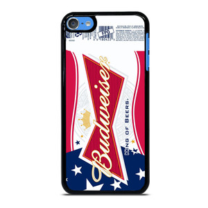 BUDWEISER AMERICAN FLAG LOGO iPod Touch 7 Case BUDWEISER AMERICAN FLAG LOGO iPod Touch 7 Case
