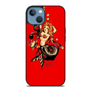 SAILOR JERRY MERMAID TATTOO iPhone 13 Case