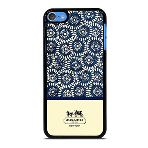 COACH NEW YORK BLUE FLORAL BATIK iPod Touch 7 Case COACH NEW YORK BLUE FLORAL BATIK iPod Touch 7 Case