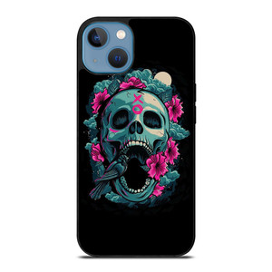 SKULL ROSE VIOLET ARTWORK iPhone 13 Case SKULL ROSE VIOLET ARTWORK iPhone 13 Case