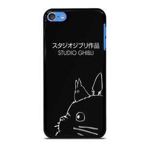 GHIBI STUDIO TOTORU SIMPLE BLACK iPod Touch 7 Case