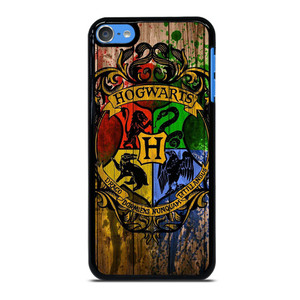 HOGWARTS HARRY POTTER LOGO WOOD iPod Touch 7 Case