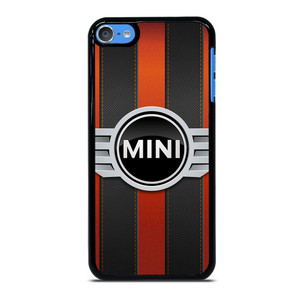 MINI COPER LOGO BLACK RED STRIPES iPod Touch 7 Case