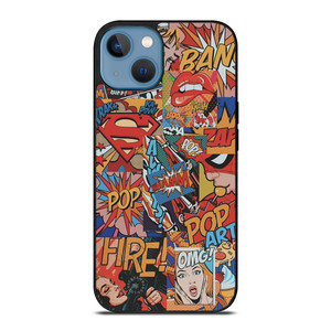 SUPERMAN POP ART COMIC iPhone 13 Case SUPERMAN POP ART COMIC iPhone 13 Case