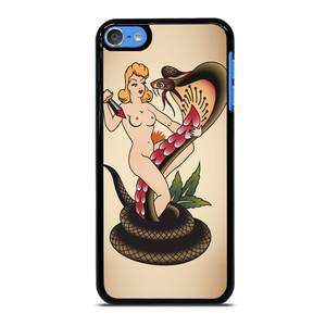 SNAKE CHAMER SAILOR JERRY TATTOO iPod Touch 7 Case