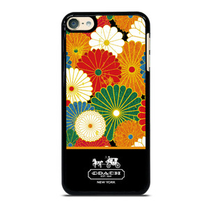 COACH NEW YORK COLORFUL FLORAL LOGO iPod Touch 6 Case COACH NEW YORK COLORFUL FLORAL LOGO iPod Touch 6 Case