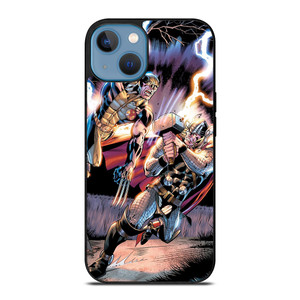 THOR VS WOLVERINE ANIME iPhone 13 Case THOR VS WOLVERINE ANIME iPhone 13 Case