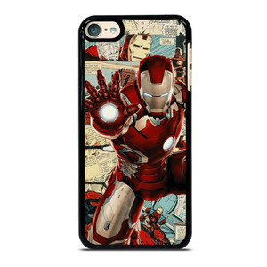 MARVEL IRONMAN COLLAGE COMIC iPod Touch 6 Case