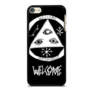 WELCOME SKATEBOARDS LOGO BLACK iPod Touch 6 Case