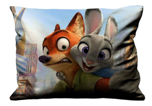 ZOOTOPIA NICK AND JUDY Pillow Case Cover Recta ZOOTOPIA NICK AND JUDY Pillow Case Cover Recta