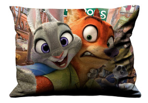 ZOOTOPIA JUDY AND NICK Pillow Case Cover Recta ZOOTOPIA JUDY AND NICK Pillow Case Cover Recta