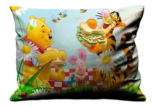 WINNIE THE POOH PICNIC Pillow Case Cover Recta WINNIE THE POOH PICNIC Pillow Case Cover Recta