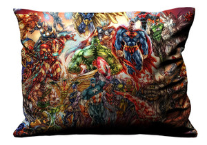 VILLAINS COMIC MARVEL Pillow Case Cover Recta VILLAINS COMIC MARVEL Pillow Case Cover Recta