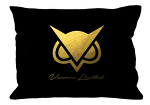 VANOSS GOLD OWL Pillow Case Cover Recta