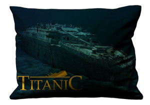 TITANIC WRECK Pillow Case Cover Recta TITANIC WRECK Pillow Case Cover Recta