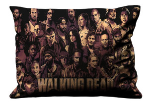 THE WALKING DEAD CARTOON Pillow Case Cover Recta THE WALKING DEAD CARTOON Pillow Case Cover Recta