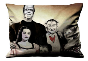 THE MUNSTER FAMILY Pillow Case Cover Recta THE MUNSTER FAMILY Pillow Case Cover Recta