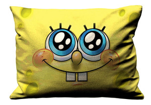 SPONGEBOB FACE Pillow Case Cover Recta