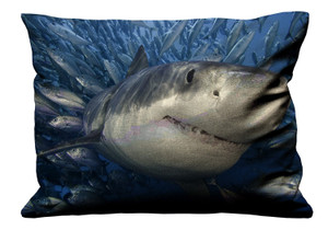 SHARK AMONG FISH Pillow Case Cover Recta SHARK AMONG FISH Pillow Case Cover Recta