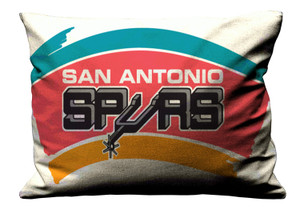 SAN ANTONIO SPURS WHITE Pillow Case Cover Recta SAN ANTONIO SPURS WHITE Pillow Case Cover Recta