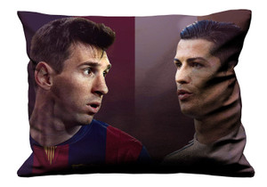 RONALDO MESSI Pillow Case Cover Recta RONALDO MESSI Pillow Case Cover Recta
