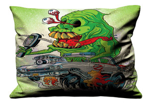RAT FINK GREEN MONSTER Pillow Case Cover Recta RAT FINK GREEN MONSTER Pillow Case Cover Recta