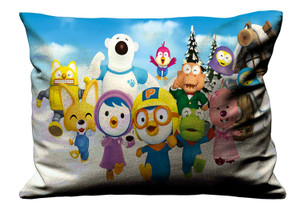 PORORO AND FRIENDS Pillow Case Cover Recta PORORO AND FRIENDS Pillow Case Cover Recta