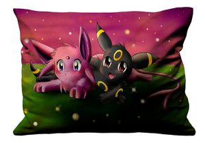 POKEMON ESPEON AND UMBREON Pillow Case Cover Recta POKEMON ESPEON AND UMBREON Pillow Case Cover Recta
