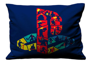 PLAYSTATION LOGO Pillow Case Cover Recta PLAYSTATION LOGO Pillow Case Cover Recta