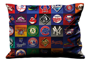 MLB SPORTS LOGO Pillow Case Cover Recta MLB SPORTS LOGO Pillow Case Cover Recta