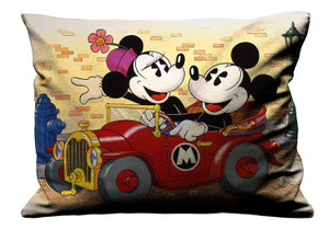 MINNIE AND MICKEY MOUSE Pillow Case Cover Recta MINNIE AND MICKEY MOUSE Pillow Case Cover Recta