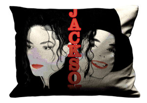 MICHAEL JACKSON FUN ART Pillow Case Cover Recta