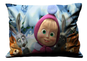 MASHA AND BUNNYS Pillow Case Cover Recta MASHA AND BUNNYS Pillow Case Cover Recta