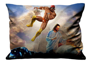 MACHO MAN RANDY SAVAGE JESUS Pillow Case Cover Recta