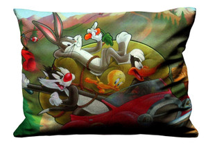 LOONEY TUNES Pillow Case Cover Recta LOONEY TUNES Pillow Case Cover Recta