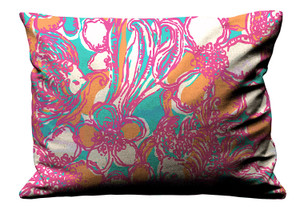 LILLY PULITZER SUMMER 3 Pillow Case Cover Recta LILLY PULITZER SUMMER 3 Pillow Case Cover Recta