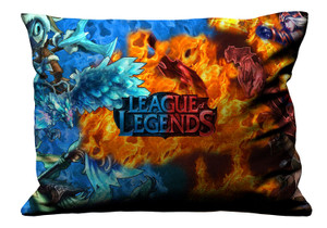 LEAGUE LEGEND FIRE Pillow Case Cover Recta