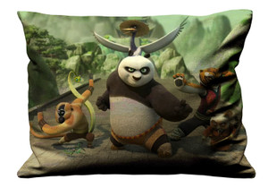 KUNGFU PANDA ACTION Pillow Case Cover Recta