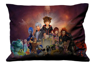KINGDOM HEARTS MAMBA Pillow Case Cover Recta KINGDOM HEARTS MAMBA Pillow Case Cover Recta