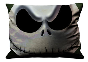 JACK SKELLINGTON FACE Pillow Case Cover Recta