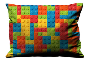 HOT NEW LEGO BRICKS PATTERN Pillow Case Cover Recta HOT NEW LEGO BRICKS PATTERN Pillow Case Cover Recta