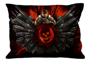 GEAR OF WARS Pillow Case Cover Recta GEAR OF WARS Pillow Case Cover Recta